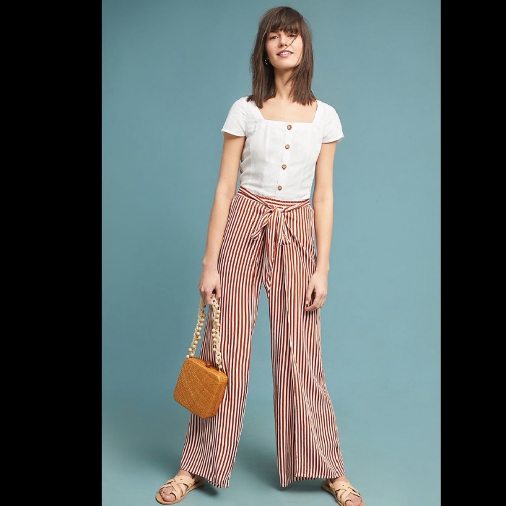 Faithfull The Brand Torrent Wide-Leg Split Pants - Picture 4 of 9